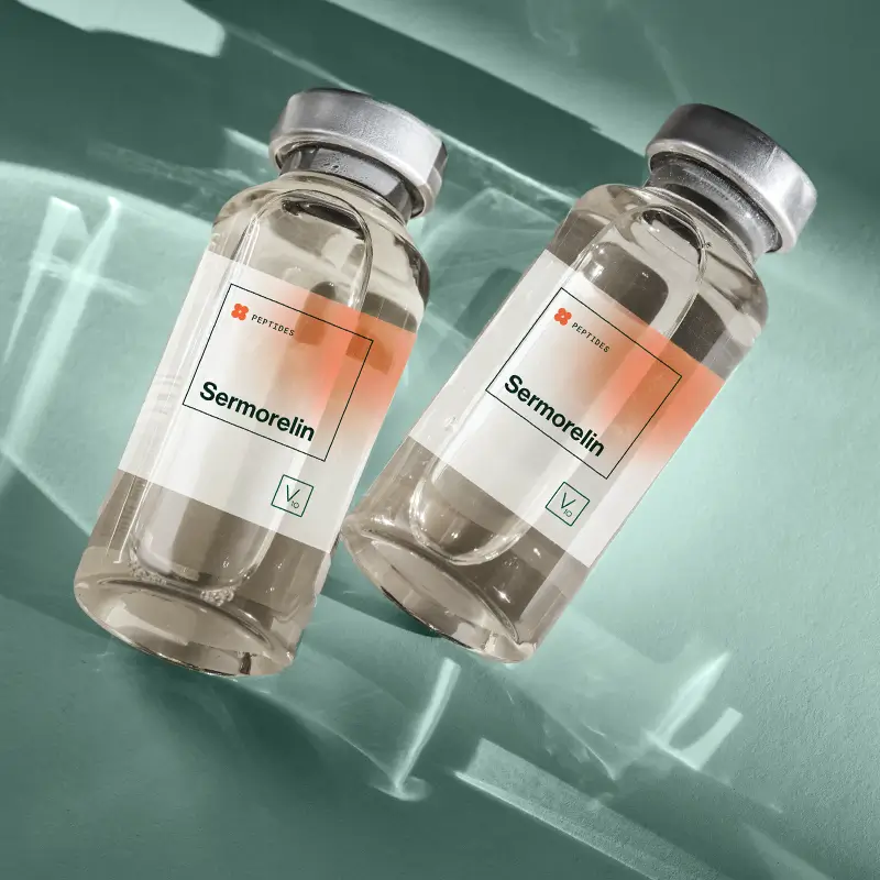 121925-peptides-vials peptide vials on a green background